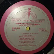 LP - Johann Nepomuk Hummel - Septet In D Minor, Op. 74