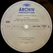 LP - Johann Sebastian Bach - Thomanerchor • Gewandhausorchester Leipzig • Kurt Thomas - Motteten