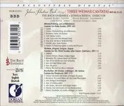 CD - Johann Sebastian Bach - The Bach Ensemble , Joshua Rifkin - Three Weimar Cantatas