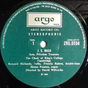 LP - Johann Sebastian Bach - Motet: Jesu, Priceless Treasure And Sacred Part-Songs