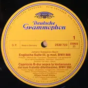 LP - Bach / Wilhelm Kempff - Französische Suite No.5, Englische Suite No.3, Toccata D-Dur, Capricio