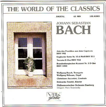 Bach - Aria Des Postillon Aus Dem Capriccio BWV 992 / Englische Suite Nr. VI D-Moll BWV 811 / Toccata D-Du