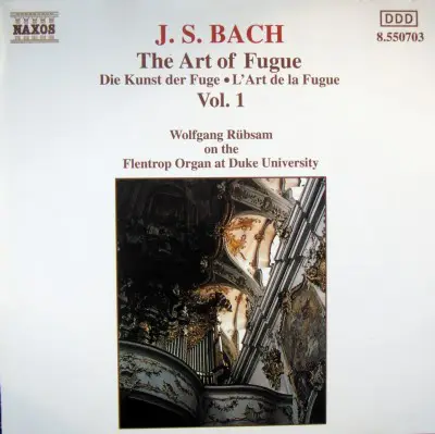 Bach - The Art Of Fugue, Vol. 1