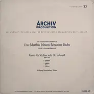 Bach / Wolfgang Schneiderhan - Partita Für Violine Solo Nr. 2 D-Moll BWV 1004