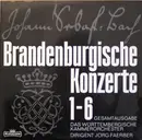 Double LP - Johann Sebastian Bach - Württembergisches Kammerorchester , Jörg Faerber - Die Brandenburgischen Konzerte 1-6 - Gatefold