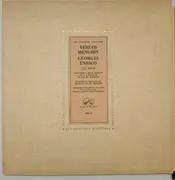 LP - Bach - Concertos Pour Violon En La Mineur Et En Mi Majeur / Concerto Pour Deux Violons En Ré Mineur - Mono