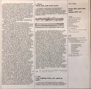 LP - Bach - Die Bach Kantate - BWV 38 / BWV 115 - Booklet