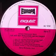 LP - Johann Sebastian Bach - Barry McDaniel, Günther Passin,Bach-Collegium Berlin - Kreuzstabkantate - Ich Habe Genug