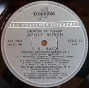LP - J. S. Bach - Concerts Brandebourgeois Nos 1,2 & 6 - Gimmick slipcase, mono / +booklet