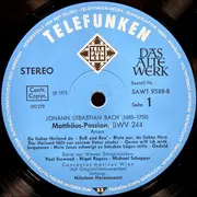 LP - Bach - Matthäus-Passion: Arias