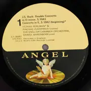 LP - Johann Sebastian Bach - Daniel Barenboim / Itzhak Perlman / Pinchas Zukerman / English Chamber Orch - Double Concerto In D Minor, Violin Concerto No.2 In E, Violin Concerto In G Minor