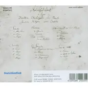 CD - Bach - A Due Per Flauto E Cembalo - Digisleeve
