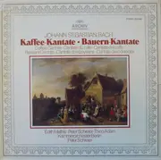 LP - Bach / Edith Mathis, Peter Schreier, Theo Adam , Kammerorchester Berlin - Kaffee-Kantate • Bauern-Kantate - booklet with lyrics