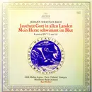 LP - Bach - Edith Mathis • Thibaud • Münchener Bach-Orchester • Karl Richter - Jauchzet Gott In Allen Landen / Mein Herze Schwimmt Im Blut (Kantaten BWV 51 Und 199)