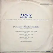10'' - Bach / Edith Picht-Axenfeld - 'Fantasien Und Fugen' - Mono