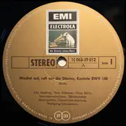 LP - Bach - Wachet Auf, Ruft Uns Die Stimme, Kantate BWV 140 / Bringet Dem Herrn Ehre Seines Namens, Kantate BWV 148
