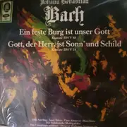 LP - Bach - Ein Feste Burg Ist Unser Gott, Kantate BWV 80 · Gott, Der Herr, Ist Sonn' Und Schild, Kantate BWV 79 - white, red & gold labels