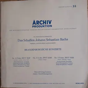 J. S. Bach - Brandenburgische Konzerte Nr. 2 F-dur / Nr. 3 G-dur /  Nr. 5 D-dur