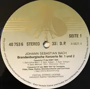 LP - Johann Sebastian Bach - Festival Strings Lucerne , Rudolf Baumgartner - Brandenburgische Konzerte Nr.1, 2, 5