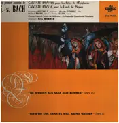 LP - Johann Sebastian Bach - Fritz Werner , Südwestdeutsches Kammerorchester , Heinrich-Schütz-Chor Heil - Les Grandes Cantates De Bach