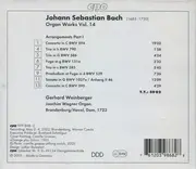 CD - Bach / Gerhard Weinberger - Organ Works Vol. 14