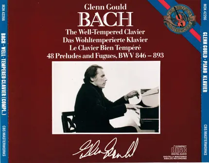 Bach / Glenn Gould - The Well-Tempered Clavier - Das Wohltemperierte Klavier - La Clavier Bien Tempéré - 48 Preludes And