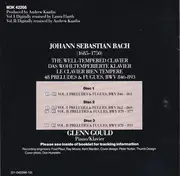 CD-Box - Bach / Glenn Gould - The Well-Tempered Clavier - Das Wohltemperierte Klavier - La Clavier Bien Tempéré - 48 Preludes And Fugues, BWV 846 - 893