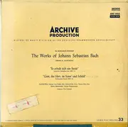 LP - Bach - 'Es Erhub Sich Ein Streit' - Cantata for Michaelmas Day, BWV 19 / 'Gott, der Herr, ist Sonn' und Schild' - Reformation Cantata, BWV 79 - Mono
