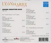 Double CD - Johann Sebastian Bach - Gustav Leonhardt - Clavierübung 1 (6 Partitas BWV 825-830) / Clavierübung 2 (Partita BWV 831)