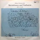 LP - Johann Sebastian Bach - Hans Pischner - Inventionen Und Sinfonien BWV 772-801 - black label