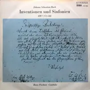 LP - Johann Sebastian Bach - Hans Pischner - Inventionen Und Sinfonien BWV 772-801 - black label