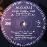 LP - J. S. Bach - Kantaten 103 U. 25