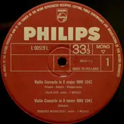 LP - Johann Sebastian Bach, Félix Ayo , Roberto Michelucci - J.S. Bach Violinkonzerte BWV 1041. BWV 1042 Und BWV 1043 - Gatefold
