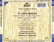 Double CD - Bach / John Eliot Gardiner - St. John Passion / Johannes-Passion / Passion Selon St Jean