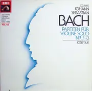 LP - Johann Sebastian Bach - Josef Suk - Partitan Für Violine Solo Nr. 1~3