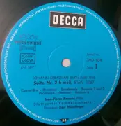 LP - Johann Sebastian Bach - Karl Münchinger , Stuttgarter Kammerorchester - Suite Nr. 2 • Suite Nr. 3