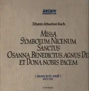 LP-Box - Johann Sebastian Bach - Karl Richter - Missa Symbolum Nicenum Sanctus Osanna, Benedictus, Agnus Dei Et Dona Nobis Pacem (Messe In H-Moll) BWV 232 - linnen box + booklet