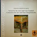LP - Johann Sebastian Bach - Leonhardt-Consort - Konzerte Für Zwei Und Vier Cembali / Concertos For Two And Four Harpsichords