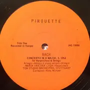 LP - Bach - Harpsichord Concerto No. 3 In D Major / Harpsichord Concerto No. 6 In F Major