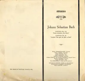 J. S. Bach - Cantata No. 119: "Preise, Jerusalem, Den Herrn" / Cantata No. 28: "Gottlob! Nun Geht Das Jahr Zu En