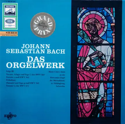 Bach / Marie-Claire Alain - Das Orgelwerk - Folge III
