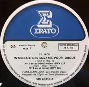 LP - Bach - Intégrale Des Sonates Pour Orgue Vol.1, Tome 1