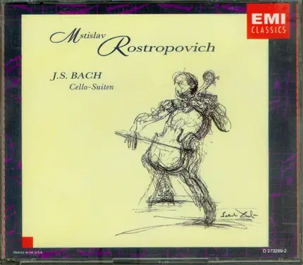 Bach / Mstislav Rostropovich - Cello-Suiten