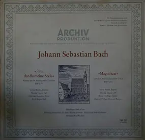 J. S. Bach - 'Jesu, Der Du Meiner Seele': Kantate Am 14. Sonntag Nach Trinitatis, BWV 78, 'Magnificat' Für Soli,