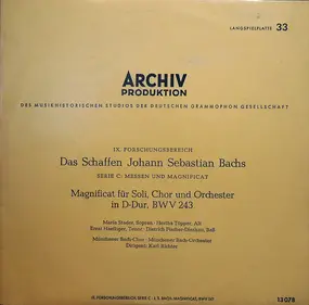 J. S. Bach - Magnificat für Soli, Chor und Orchester in D-Dur, BWV 243