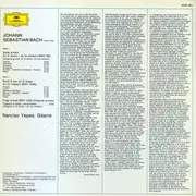 LP - Johann Sebastian Bach - Narciso Yepes - Werke Für Laute I