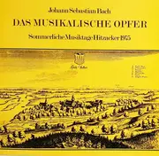 LP - Johann Sebastian Bach - Orchester Der Sommerlichen Musiktage Hitzacker 1975 , Günther Weissenborn - Das Musikalische Opfer BWV 1079
