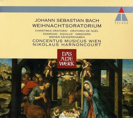 Johann Sebastian Bach - Paul Esswood , Kurt Equiluz , Siegmund Nimsgern , Die Wiener Sängerknaben , - WEIHNACHTSORATORIUM