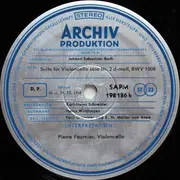 LP - Bach / Pierre Fournier - Suiten Für Violoncello Solo - Gatefold