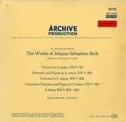 LP - Johann Sebastian Bach - Ralph Kirkpatrick - Toccata In G Major, BWV 916 - Fantasia And Fugue In A Minor, BWV 904 - Fantasia In C Minor, BWV 906 / Chromatic Fantasia And Fugue In D Minor, BWV 903 - 4 Duets, BWV 802—805